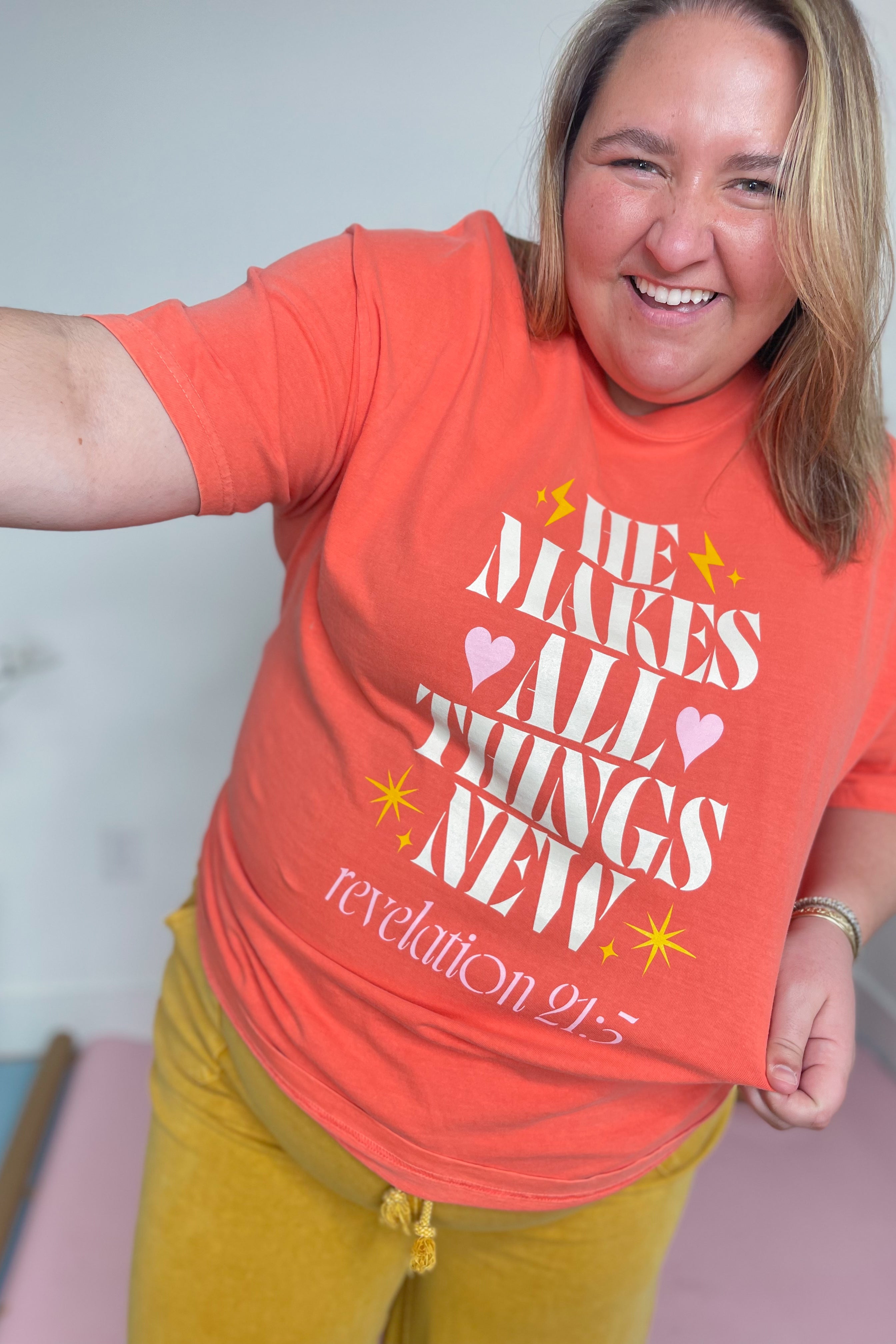 He Makes All Things New Graphic T-Shirt - Be You Boutique