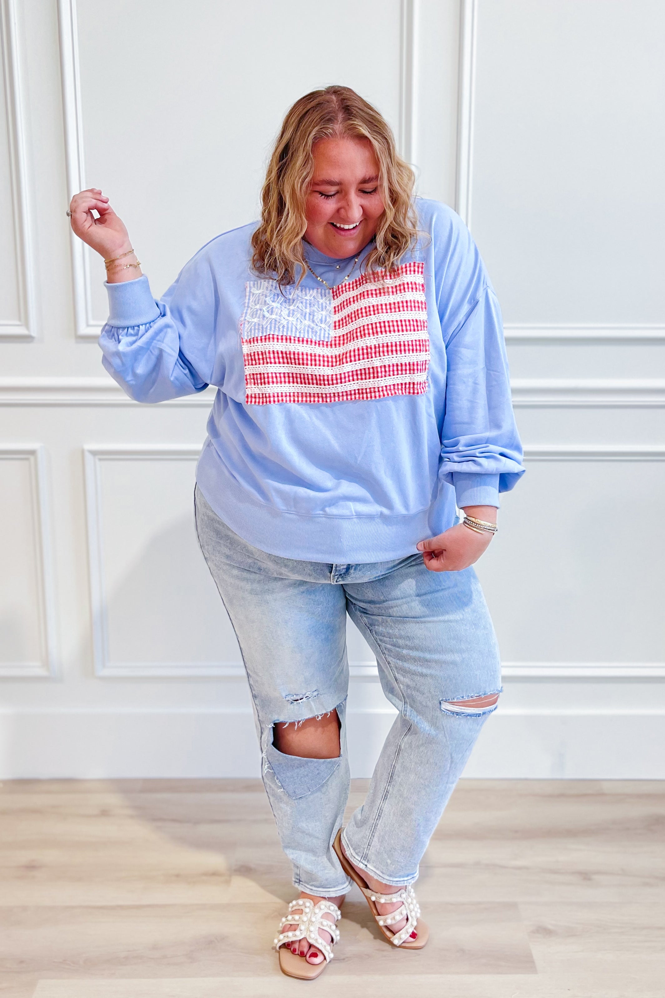 Bless The USA Long Sleeve - Be You Boutique