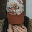 Floral Mother Embroidered Hat - Be You Boutique