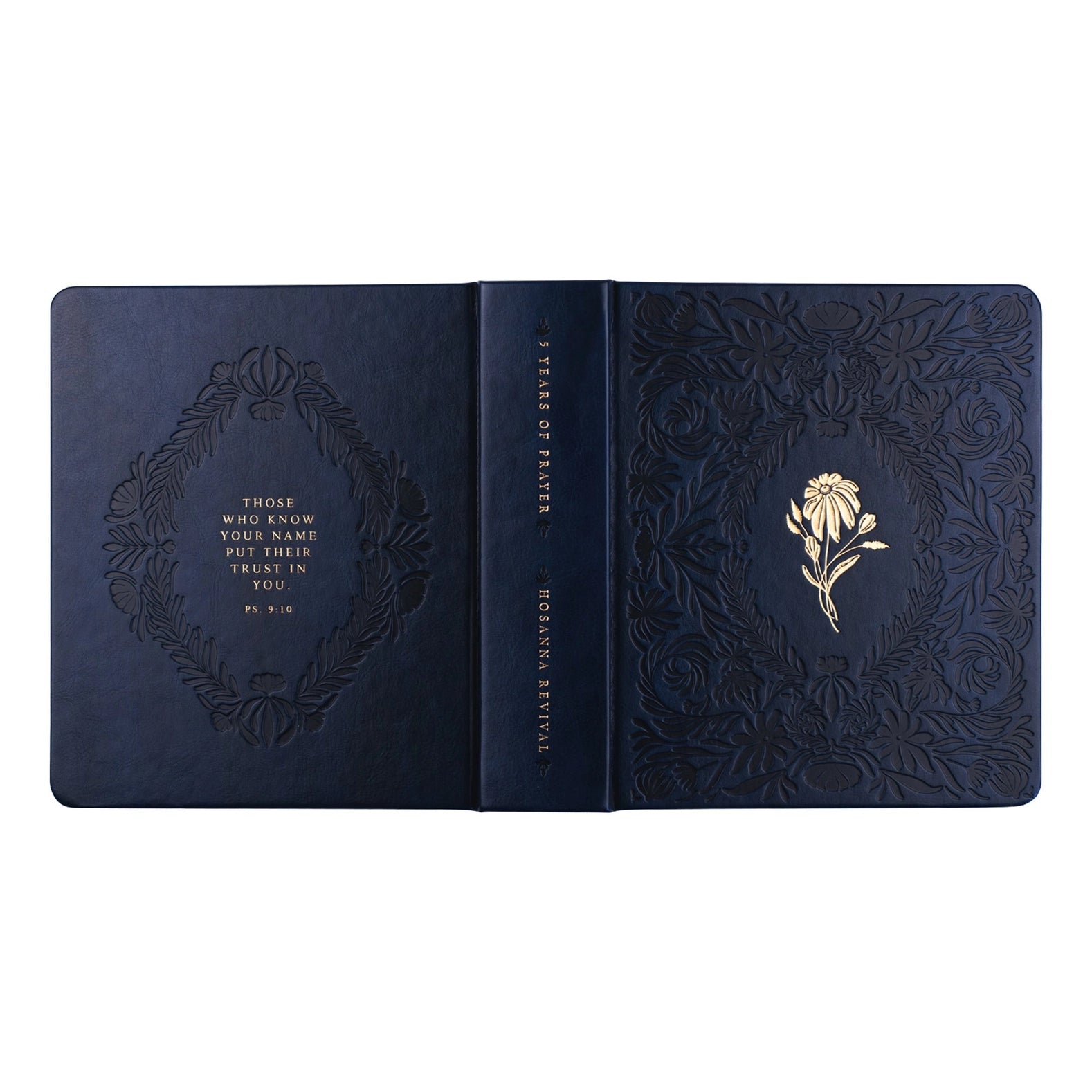 HOSANNA REVIVAL prayer journal titled "One Thing I Ask" with elegant cover design and lined pages for reflection and prayer.