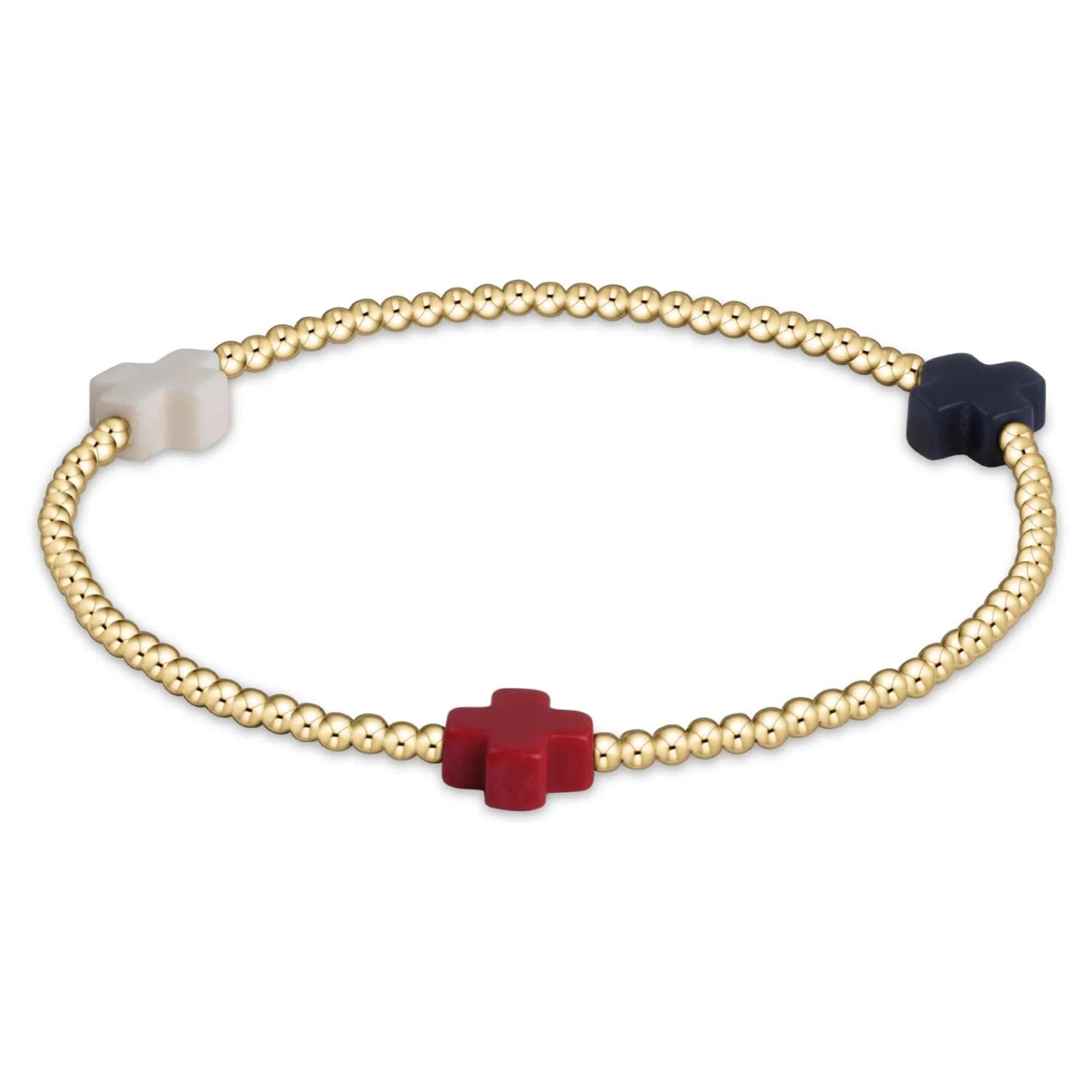 Enewton 2mm Signature Cross Bracelet - Firecracker - Be You Boutique