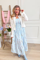 Caroline Smocked Strapless Midi Dress - Be You Boutique