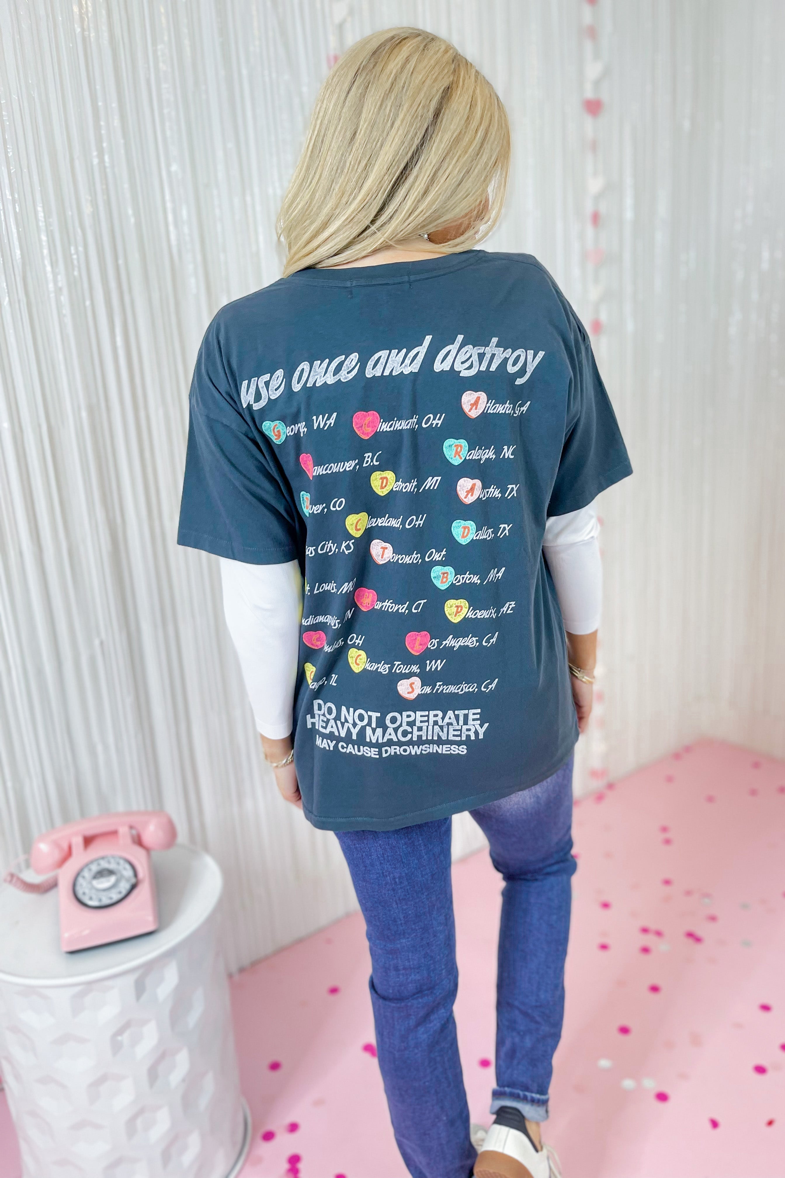 Daydreamer Hole Live Through This Short Sleeve Graphic Tee - Be You Boutique