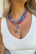 Treasure Jewels Colorful Treasure Blue Gemstone Necklace - Be You Boutique