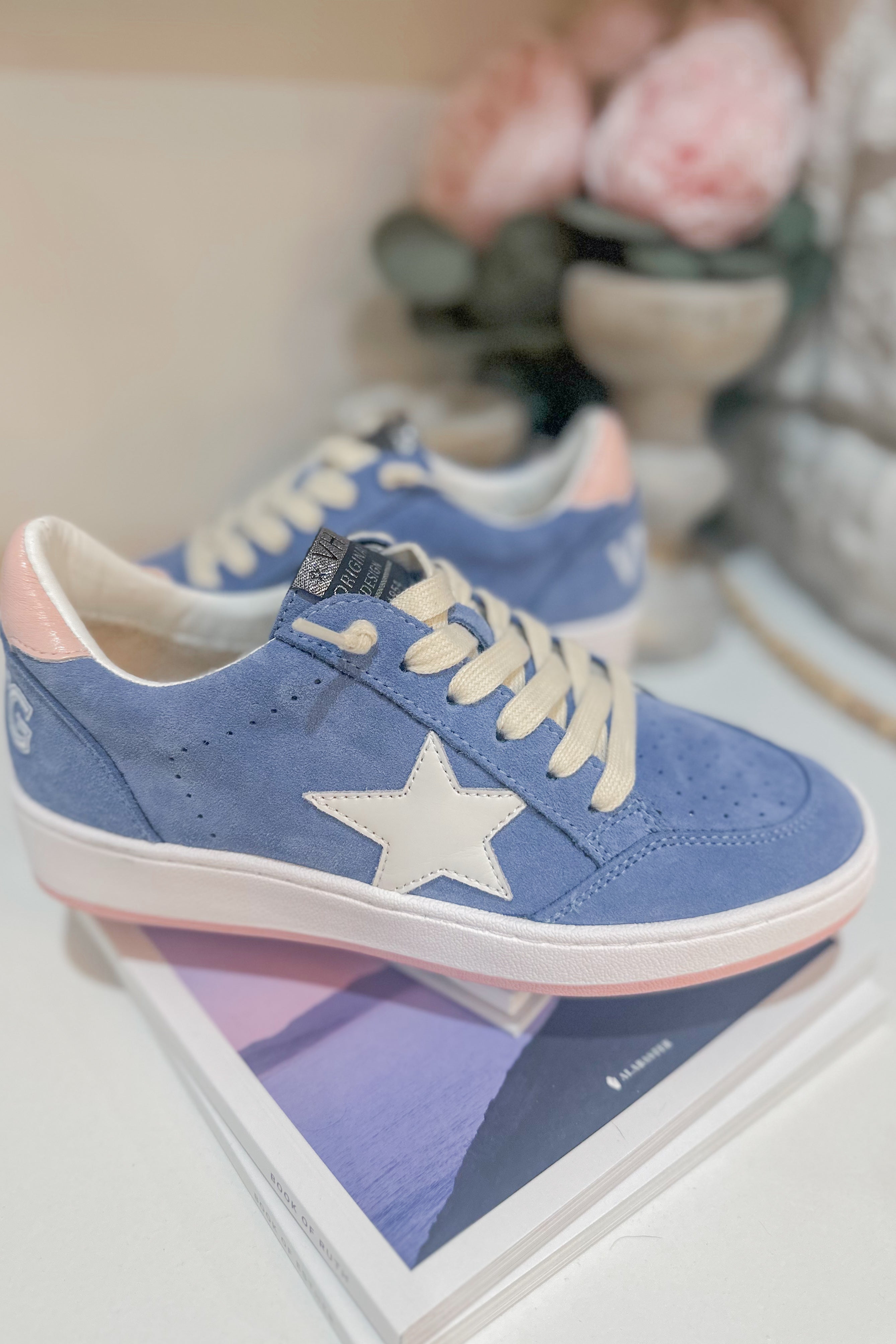 Vintage Havana Denisse 19 Blue Suede Sneaker - Be You Boutique