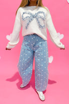 Cupid Polka Dot Barrel Jean - Be You Boutique
