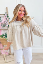Lenny Textured Knit Long Sleeve Top - Be You Boutique