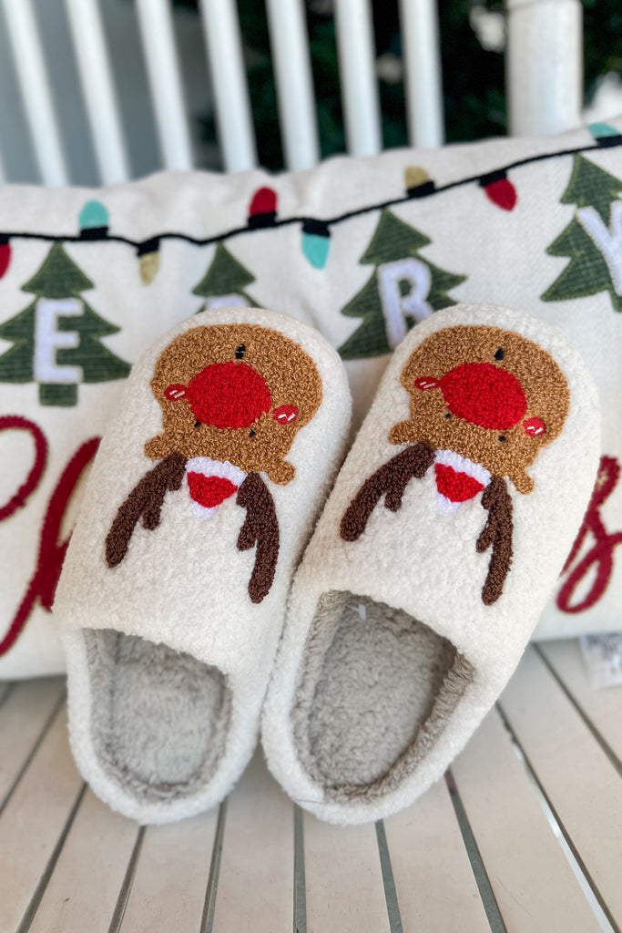 Christmas Time Comfy Slippers - Be You Boutique