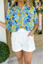 Frances Elastic Waist Pull On Shorts - Be You Boutique