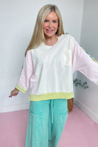 Cierra Color Block Long Sleeve Top - Be You Boutique