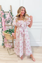 Janie Gauze Floral Printed Dress - Be You Boutique