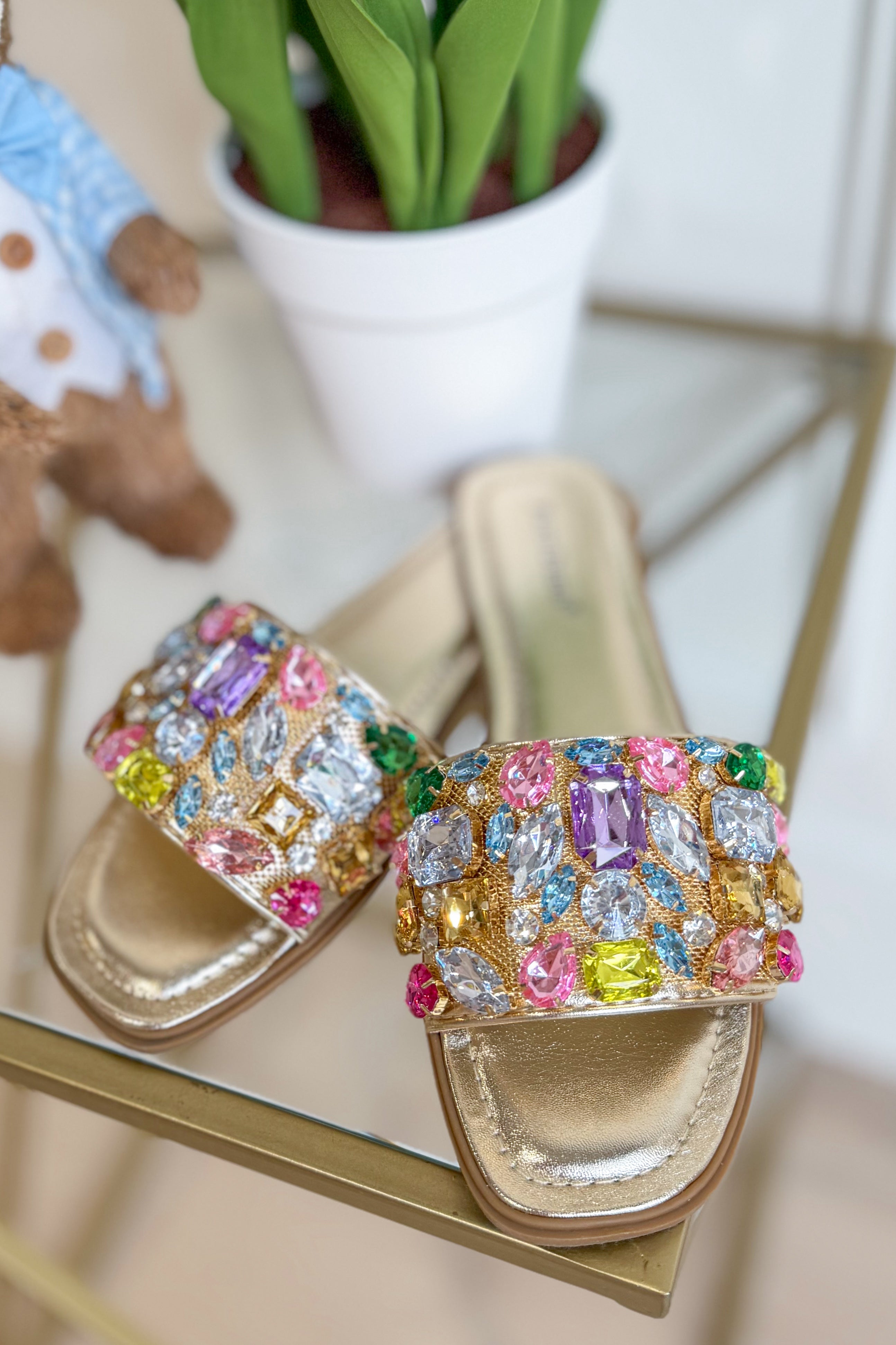 Soda Empress Pastel Combo Sandal - Be You Boutique