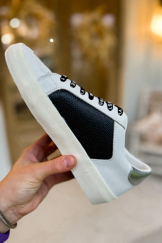 Vintage Havana Reflex 19 White Black Pebble Multi Glitter Star Sneakers - Be You Boutique