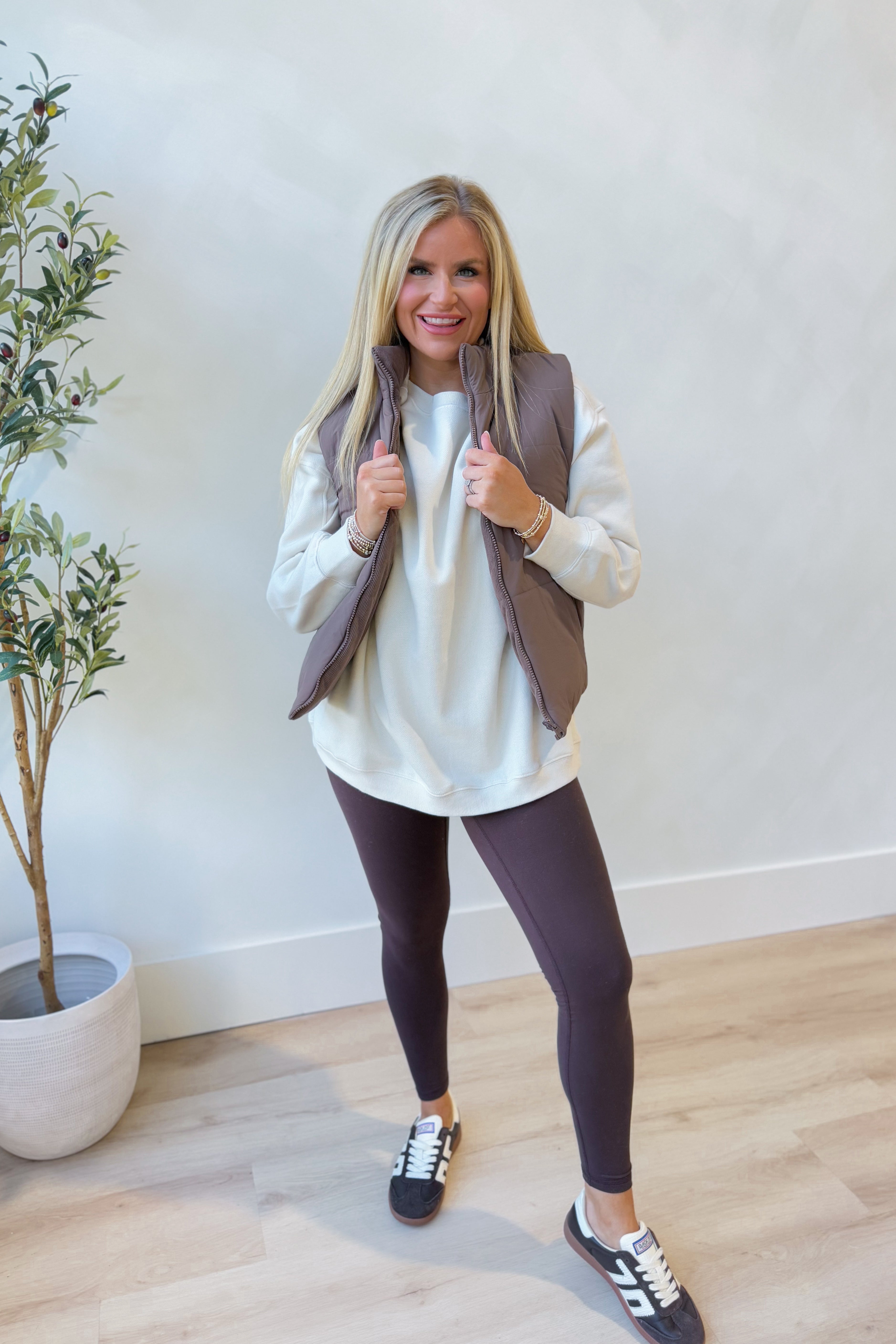 Conrad Corduroy Reversible Puffer Vest - Be You Boutique