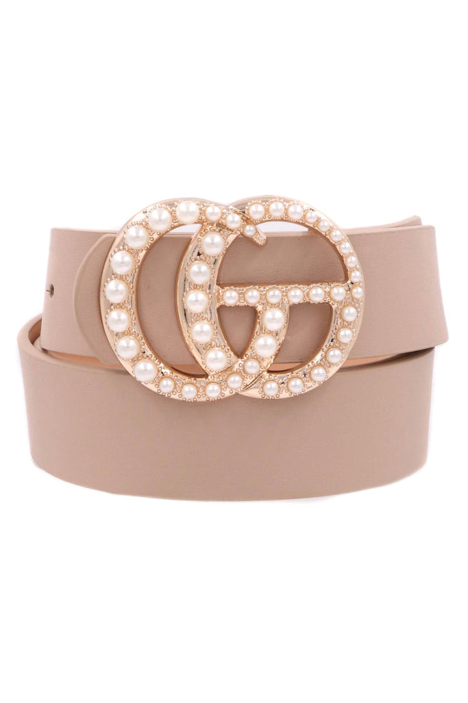 Pearly Girl Faux Leather Belt (Multi Colors) - Be You Boutique