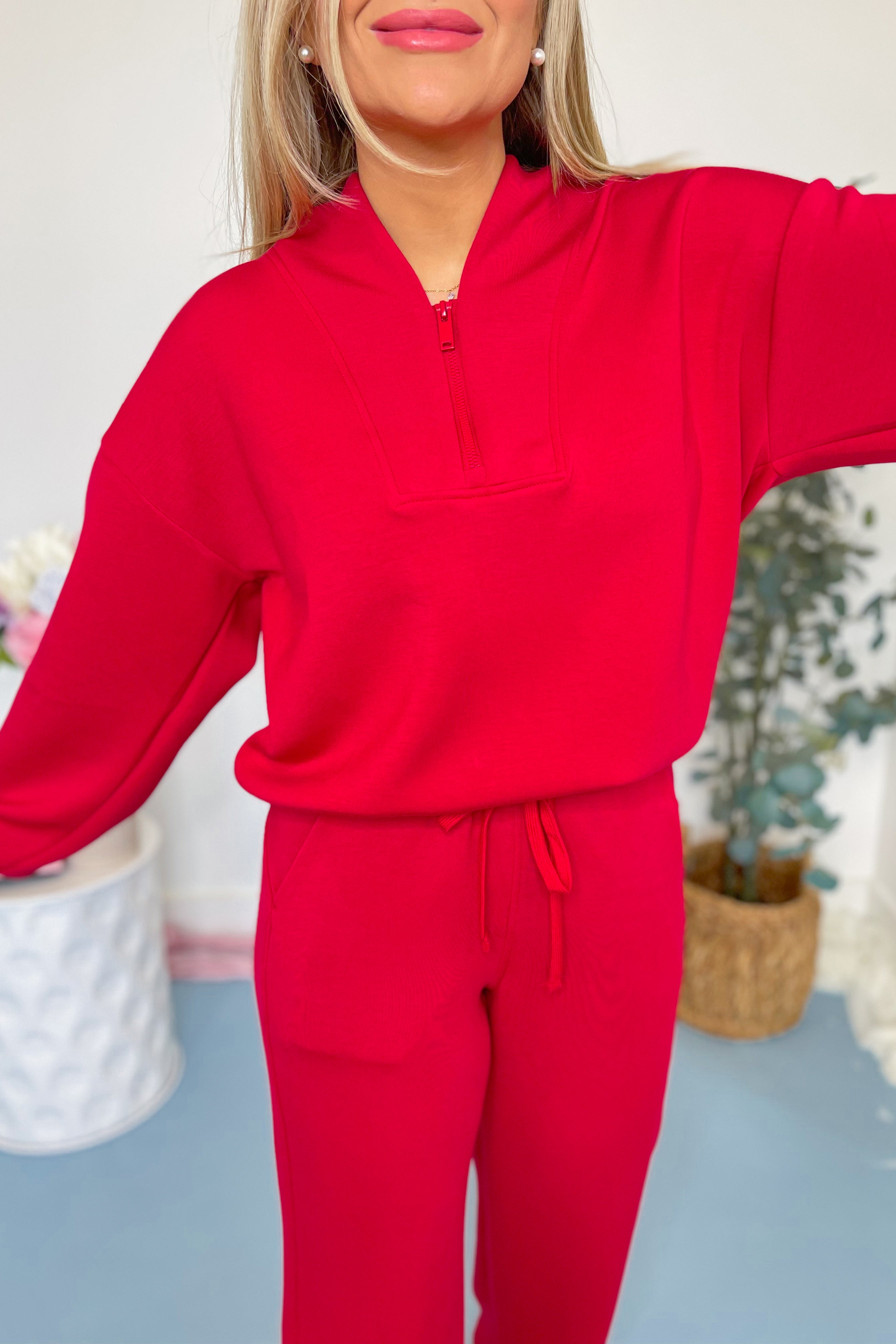 Selena Scuba Luxe Pullover and Pant Set - Be You Boutique