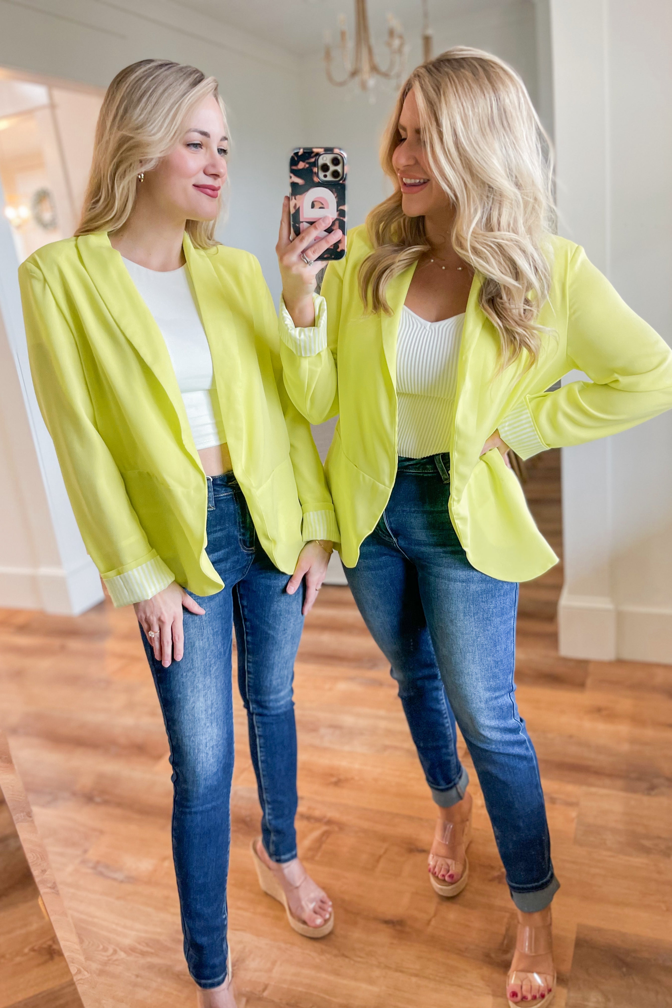 Peyton Long Sleeve Blazer - Be You Boutique