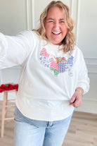 American Proud Patchwork Long Sleeve - Be You Boutique