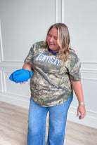 Camo Out Kentucky Graphic T-shirt - Be You Boutique