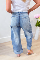 EE:SOME Noelle Rolled Up Hem Jean from 147 Novelty Jeans collection, showcasing classic denim with stylish rolled cuffs.