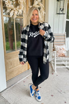 Beau Flannel Shirt Shacket Jacket Top with Pockets - Be You Boutique