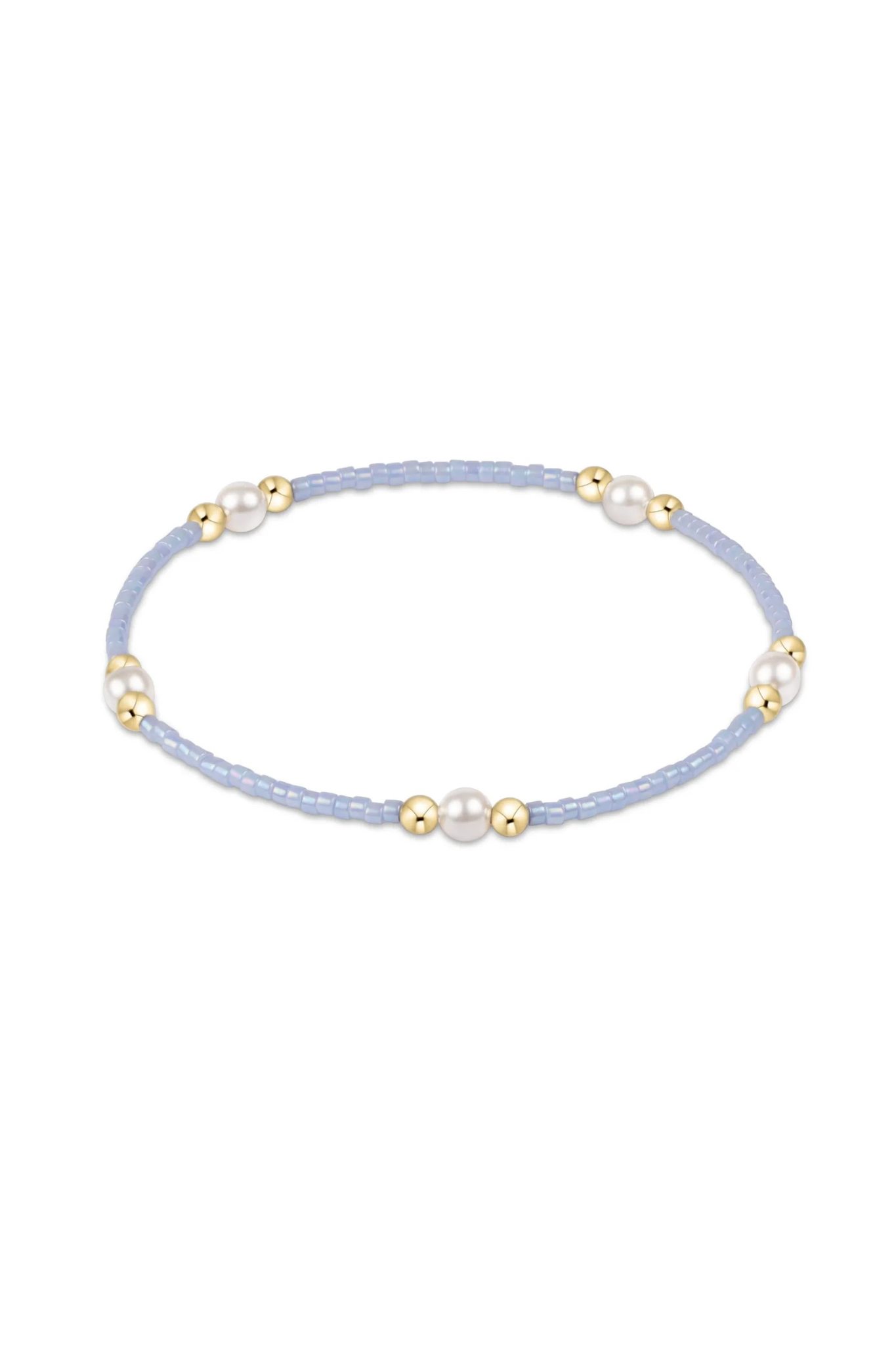 Enewton Ocean Mist Hope Pearl Bracelet featuring lustrous pearls on a delicate chain, suitable for elegant jewelry collection.