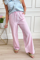 Mia Striped Straight Leg Pant - Be You Boutique