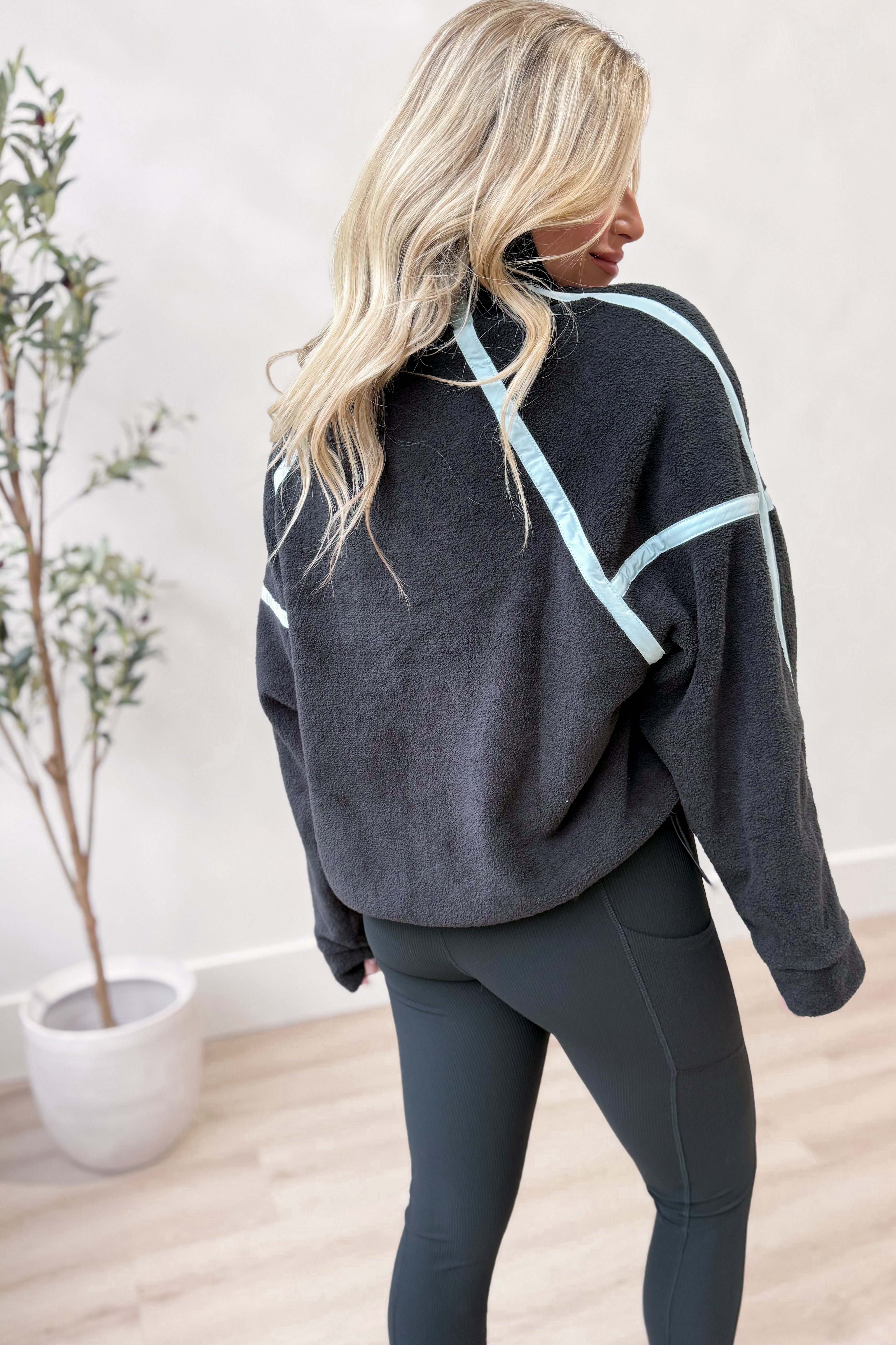 Veronica Quarter Zip Pullover - Be You Boutique