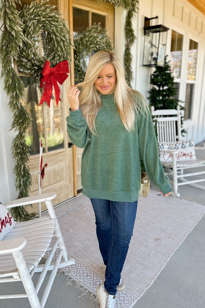 Delores Long Sleeve Oversized Top - Be You Boutique