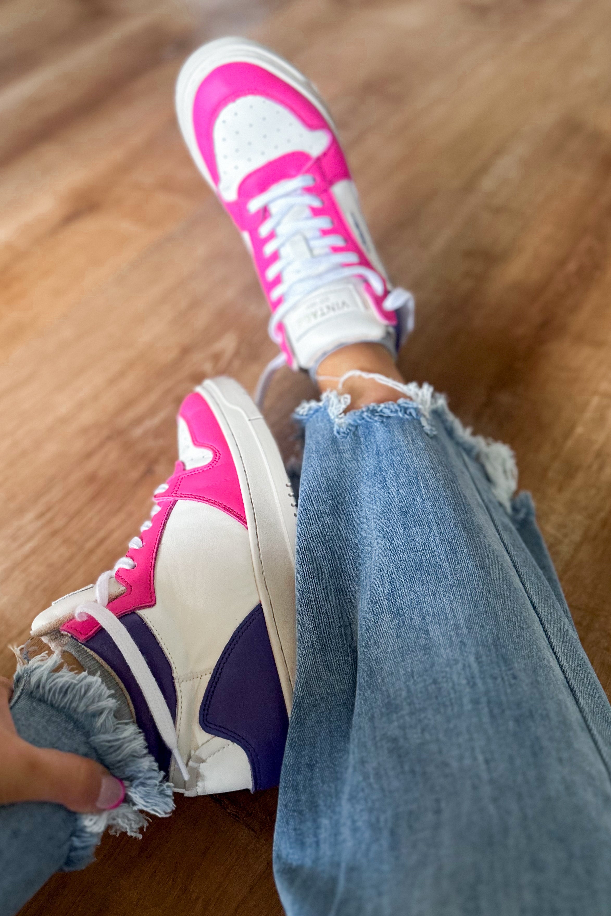 Vintage Havana Celeste Multi Color VH High Top Sneaker *FINAL SALE* Pink/Purple