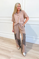 Racquel Leopard Patchwork Pant - Be You Boutique