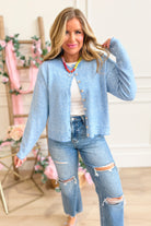 Jameson Striped Button Up Cardigan - Be You Boutique