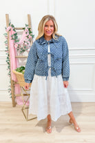 Toni Washed Denim Quilted Jacket - Be You Boutique