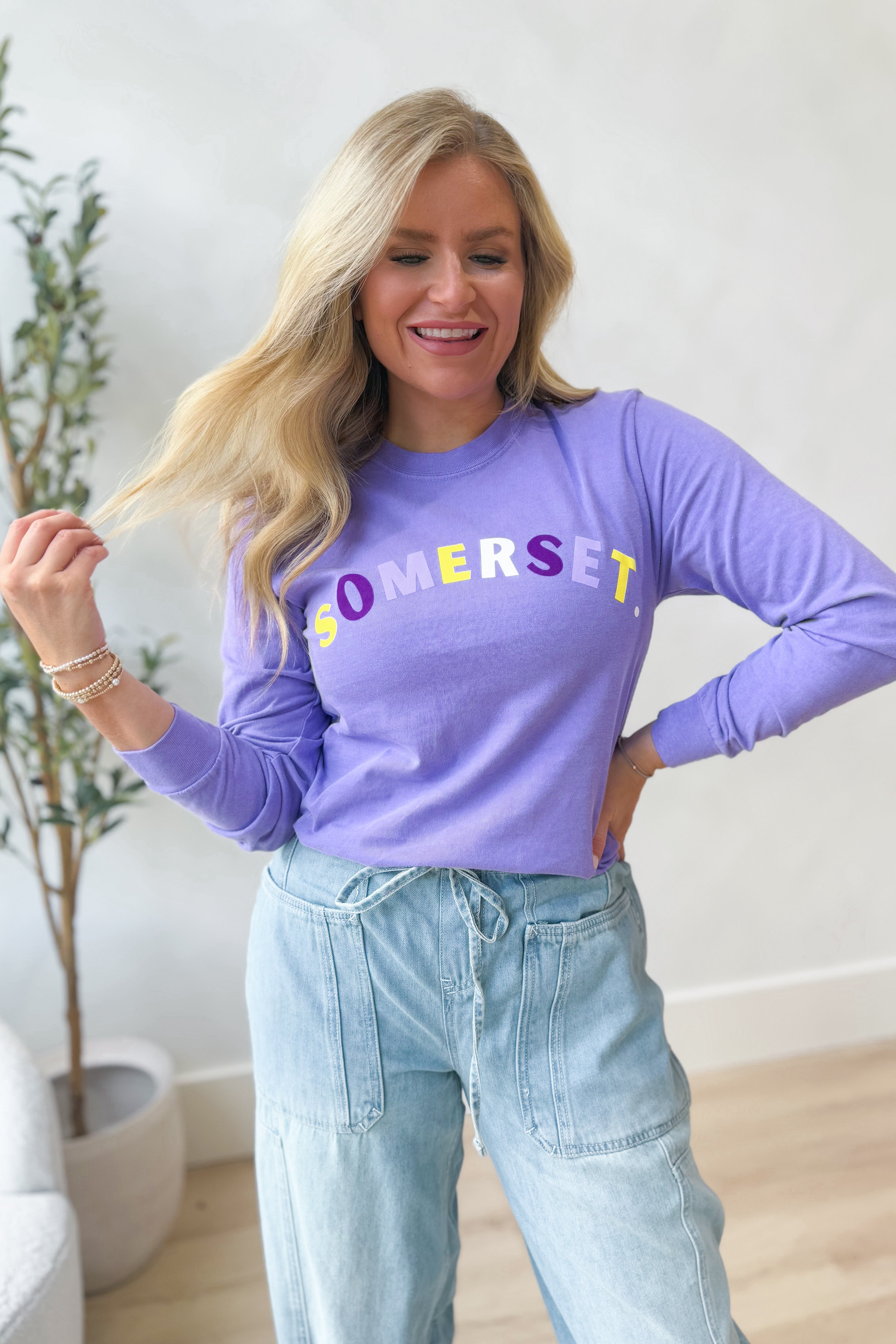 Somerset Game Day Long Sleeve T-Shirt - Be You Boutique