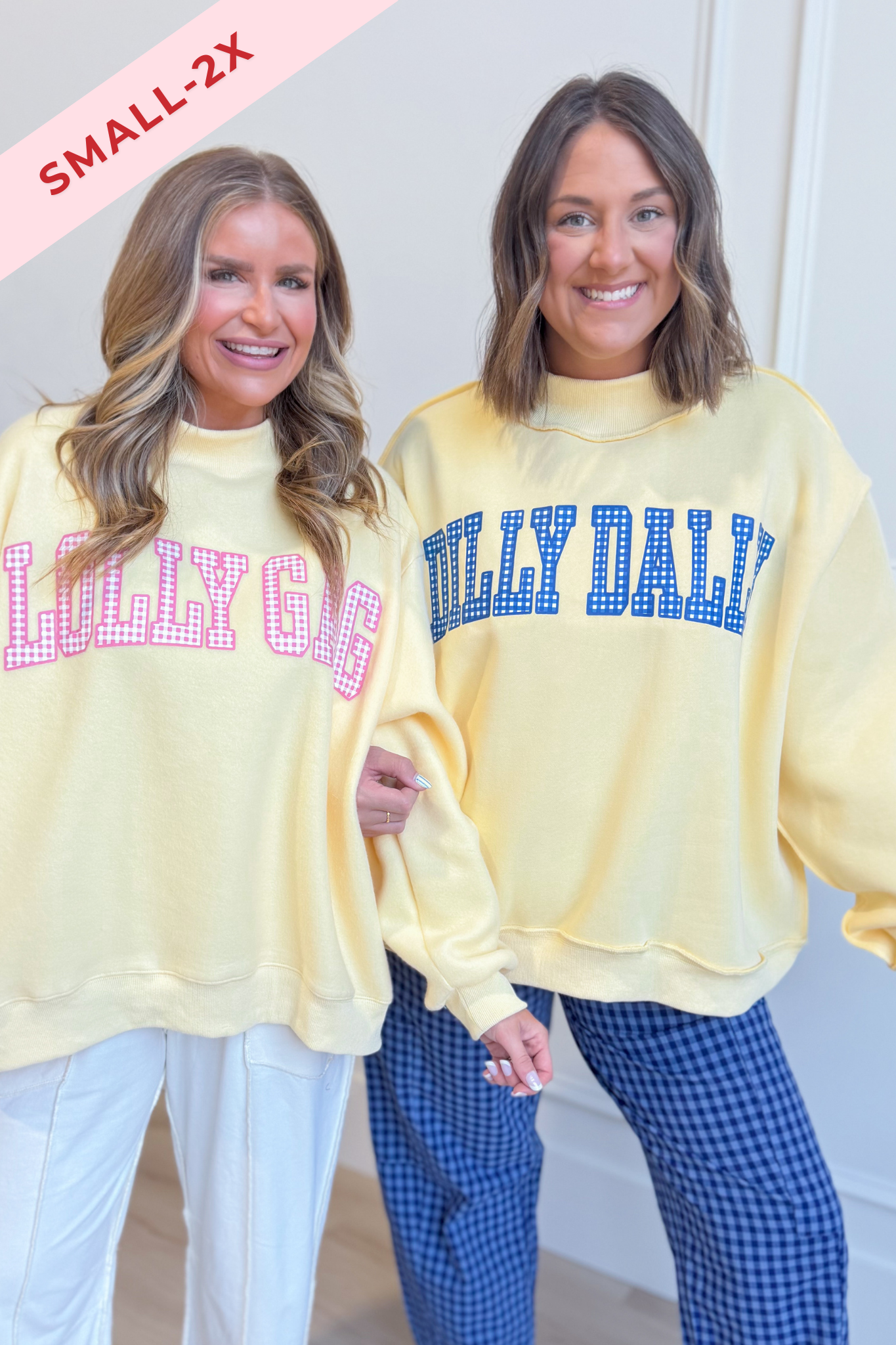 Reversible mock neck sweatshirt from BUCKET LIST's Lolly Gag Dilly Dally 137 Graphic Sweatshirts collection, featuring bold graphic design.