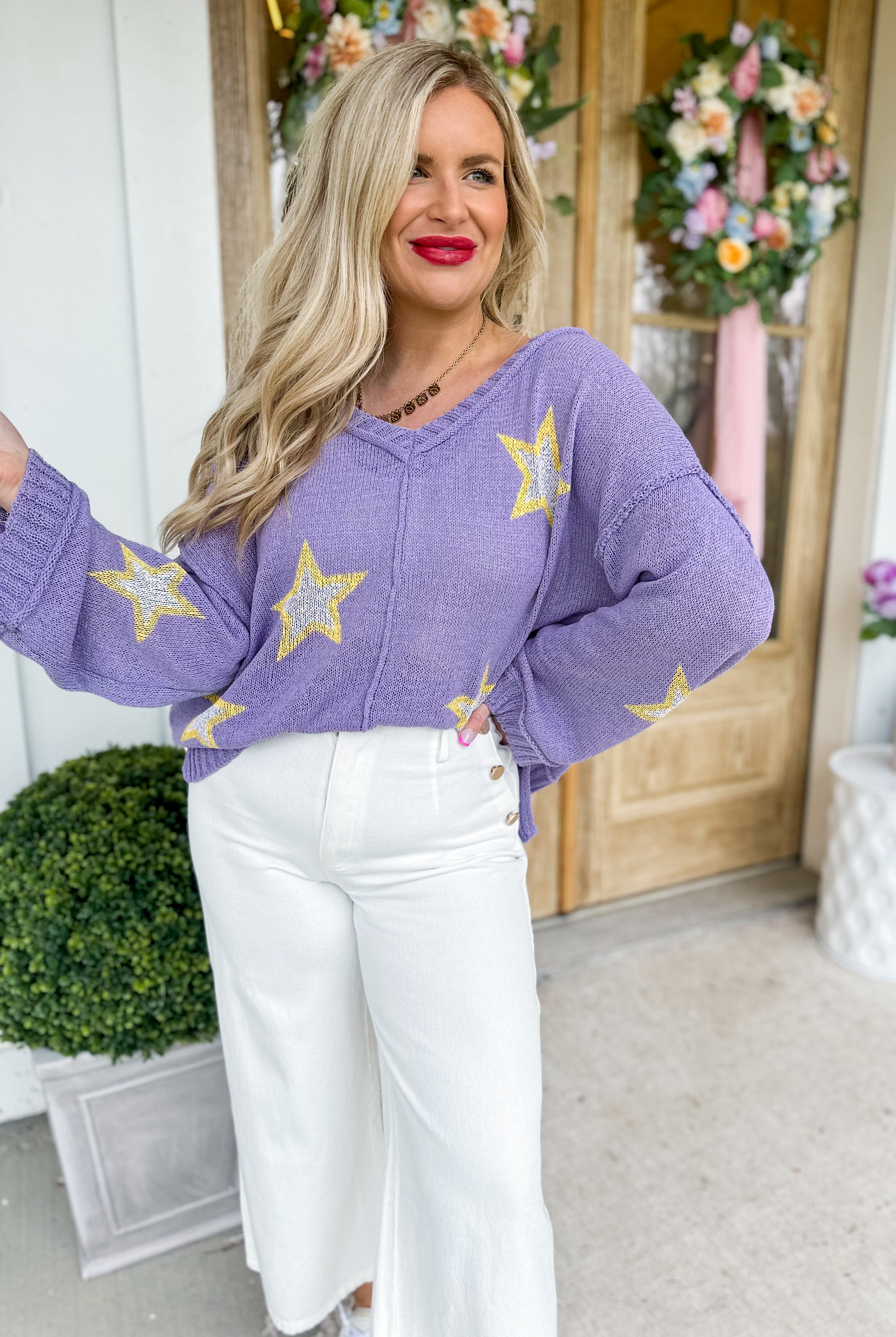 I'm A Star Lightweight Long Sleeve Top - Be You Boutique