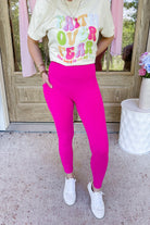 Dalton Butter Soft Full Length Leggings With Pockets - Be You Boutique
