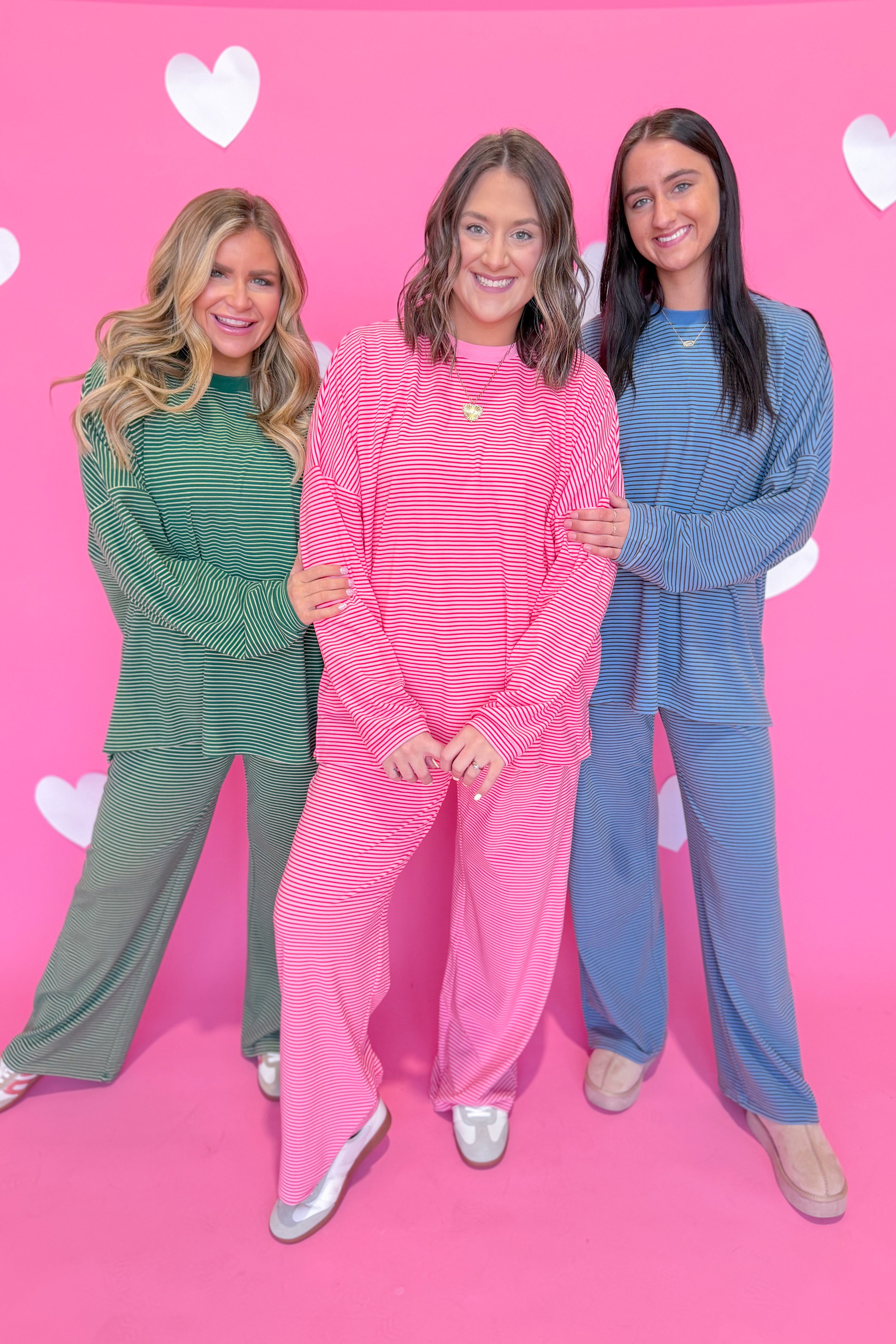 Ella Striped Long Pant - Be You Boutique