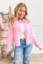 Jameson Striped Button Up Cardigan - Be You Boutique