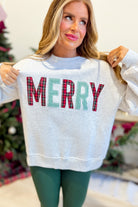 Everleigh Merry multi-colored graphic sweatshirt by TWENTIFOURTH, a stylish 137 graphic pullover with vibrant design.