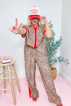 Chrissy Leopard Lounge Pant Set - Be You Boutique