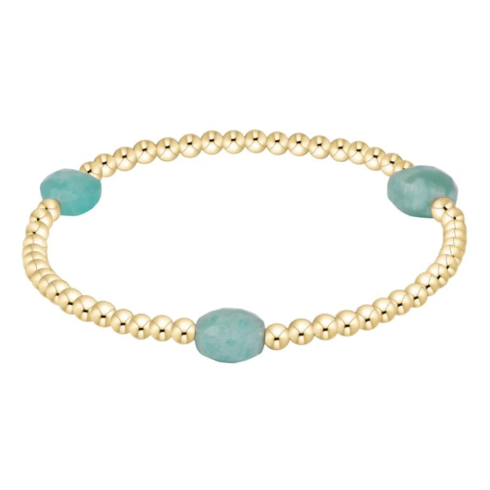Enewton 3mm Amazonite Admire Gem in 222 other jewelry style, showcasing a polished blue-green gemstone bead.