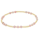 Enewton Pink Opal Gold Joy Gem Bracelet featuring pink opal beads and gold accents, elegant jewelry accessory.