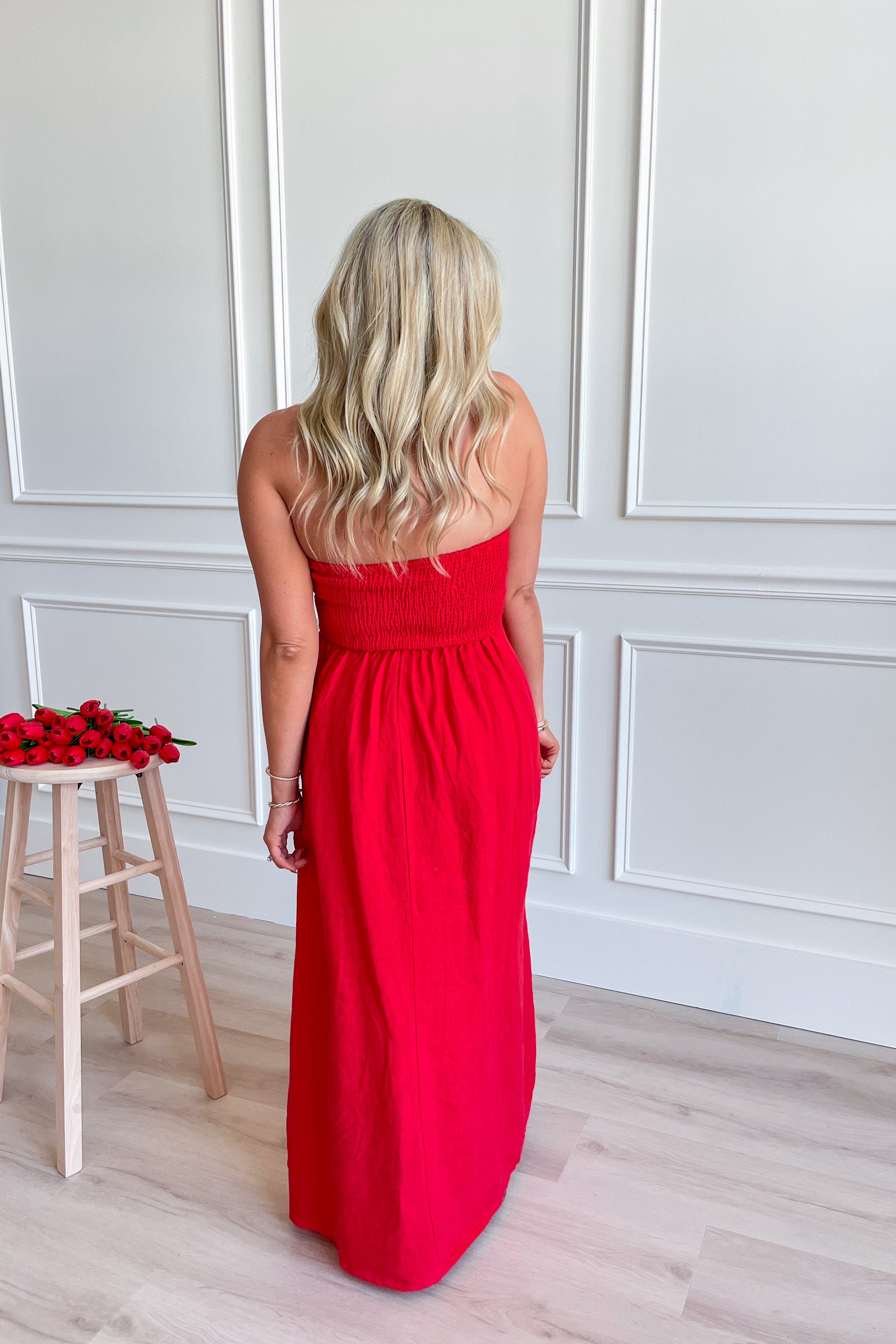 Laura Irise Strapless Maxi Dress - Be You Boutique
