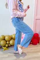 Risen Boone High Rise Slouchy Cropped Barrel Jeans [0-3XL] - Be You Boutique