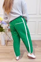 Lenny Windbreaker Contrasted Stripe Pant - Be You Boutique
