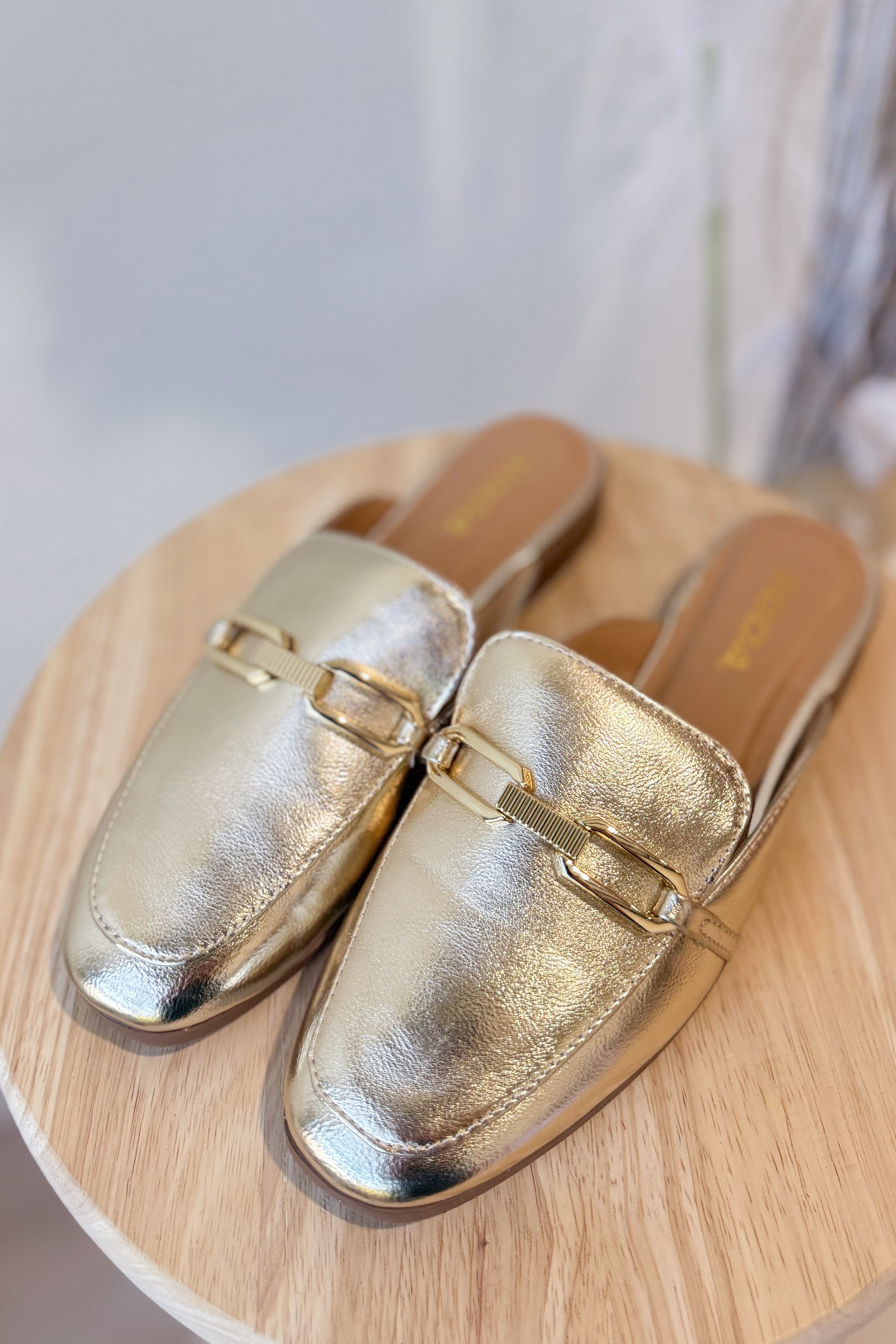 Soda Eleanor Solid Slip On Mule - Be You Boutique