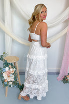 Kit Lace Ruffle Tier Maxi Dress - Be You Boutique