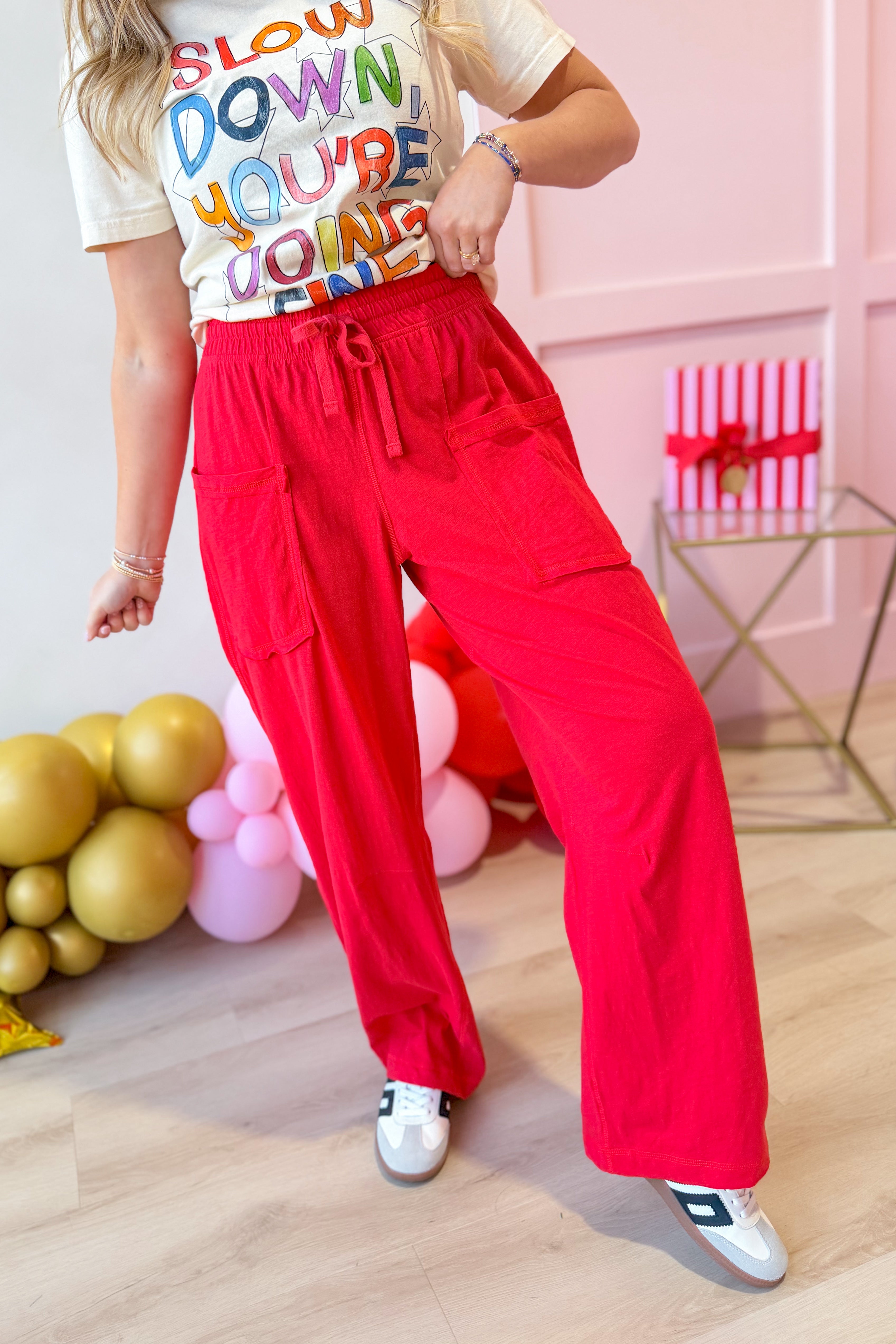 Bella Cotton Barrel Pant - Be You Boutique