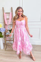 Delilah Rose and Heart Patched Dress - Be You Boutique